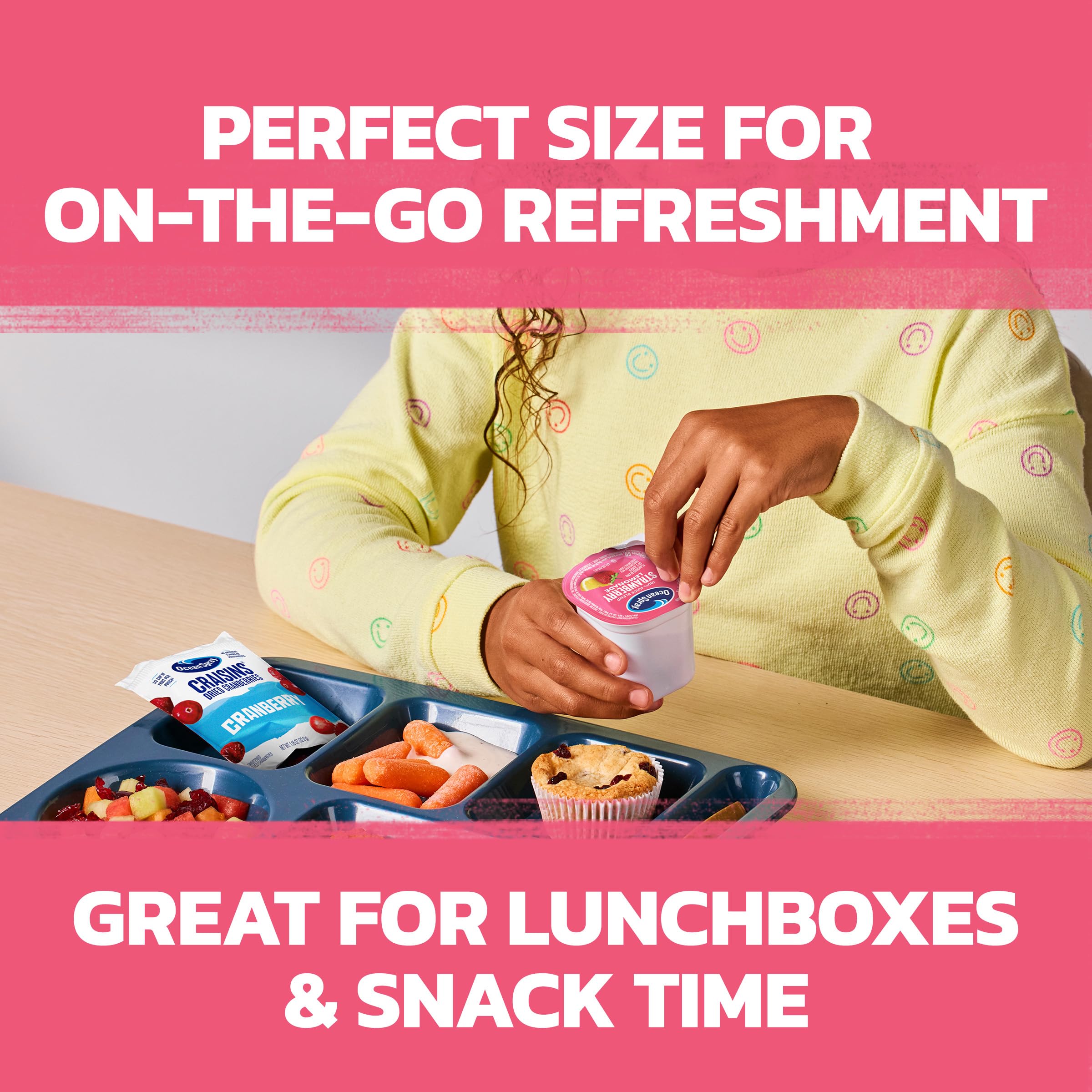 Ocean Spray® 100% Strawberry Lemonade Juice Drink, 4 Fl Oz Cup, 48 Count - Image 3