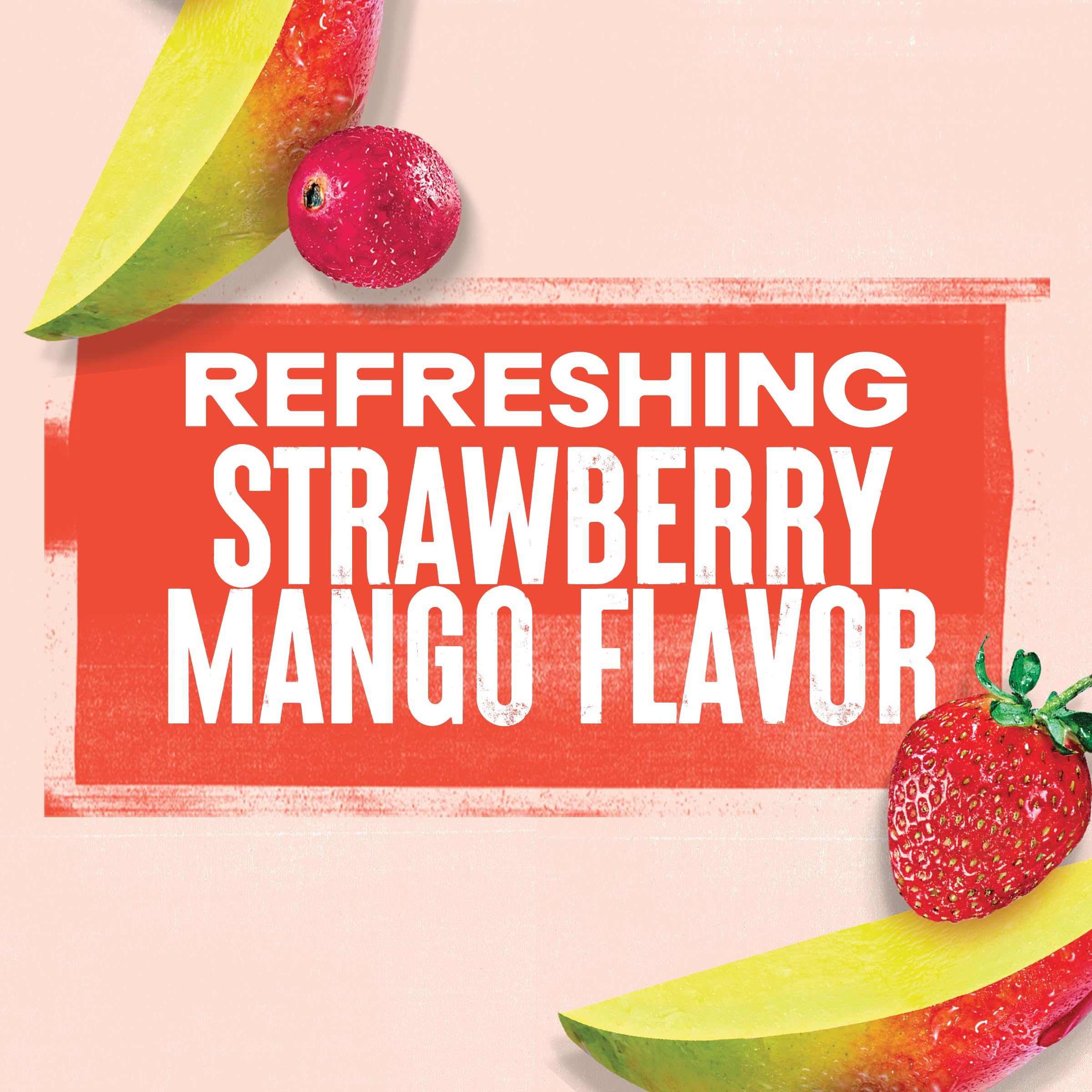 Ocean Spray® ZERO Sugar Strawberry Mango Juice Drink, Strawberry Mango Juice Drink Sweetened with Stevia, 10 Fl Oz Bottle, 6 Count (Pack of 4) - Image 3